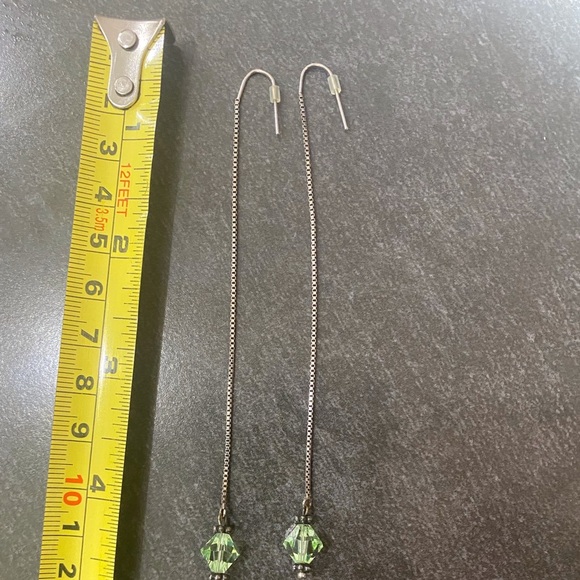 Sterling Silver chain earrings - Picture 6 of 7